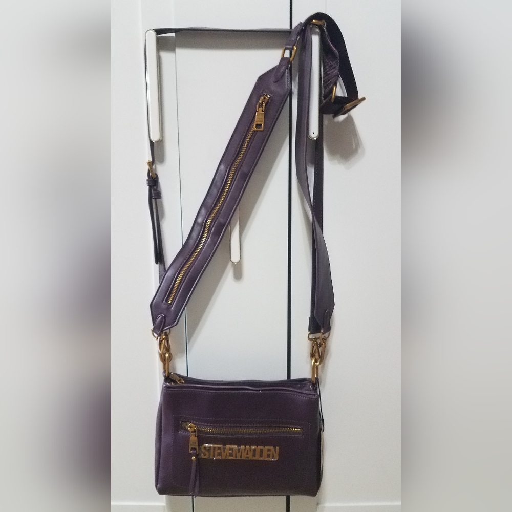 Steve Madden Beet Purple Crossbody Bag NWT